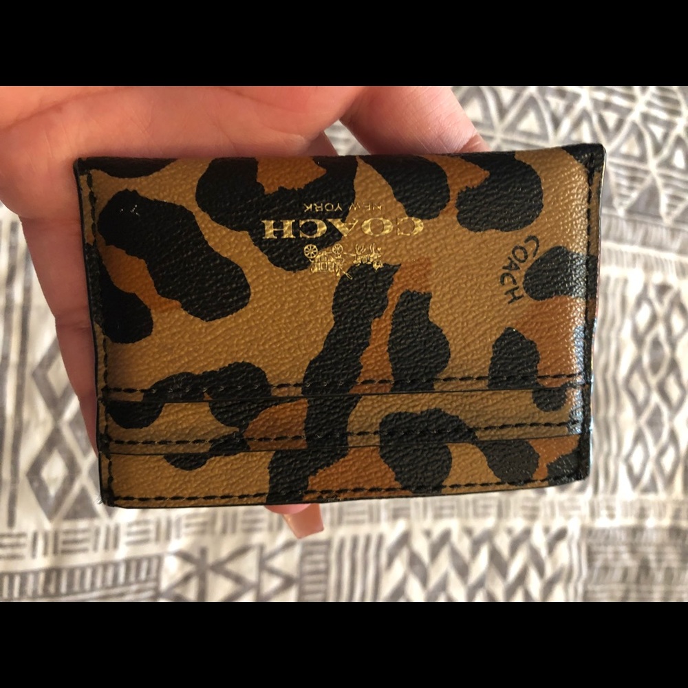 Coach card case